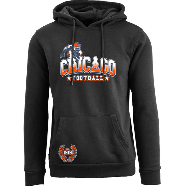 Men's Greatest Football Legends Pull Over Hoodie - Chicago