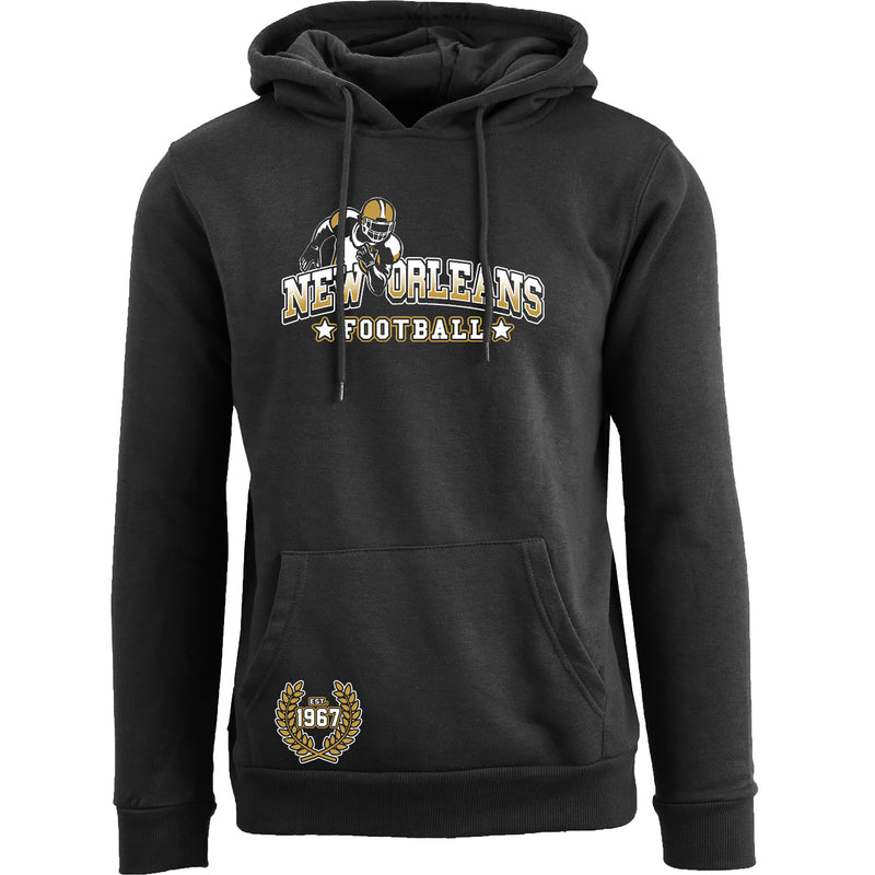 Men's Greatest Football Legends Pull Over Hoodie - New Orleans