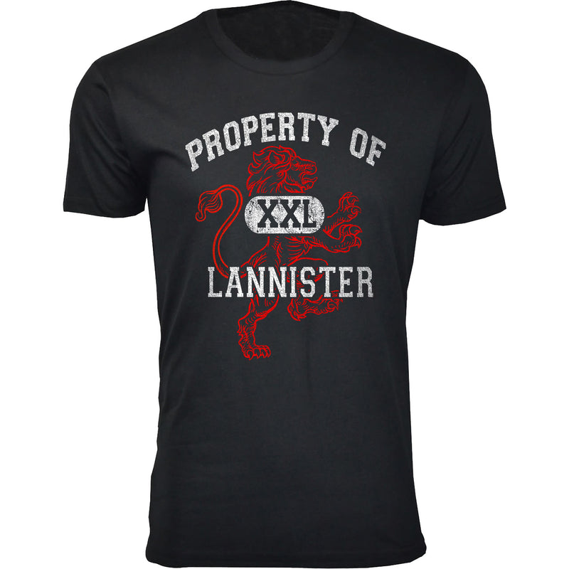 Men's Thrones and Dragon's T-shirts - Property Of Lannister