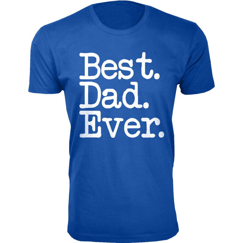 Men's Best. Dad. Ever. Typewriter Font T-shirts