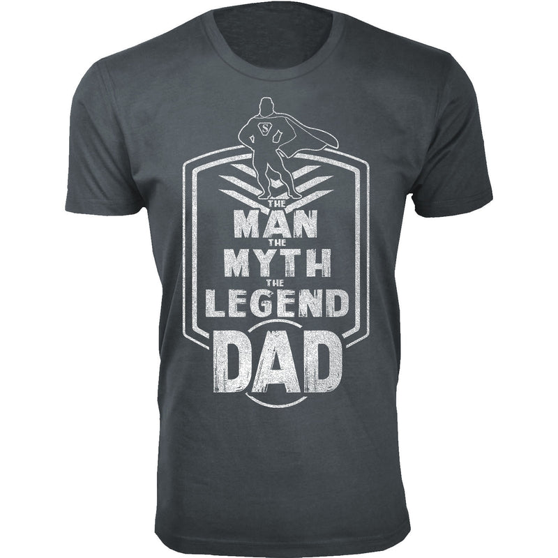Men's The Man The Myth The Legend Dad Badge T-shirts