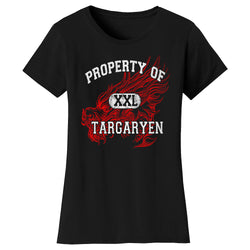 Women's Thrones and Dragon's T-shirts - Property of Targaryen