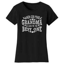 Mother's Day - When God Made Grandma He Gave Me The Best One