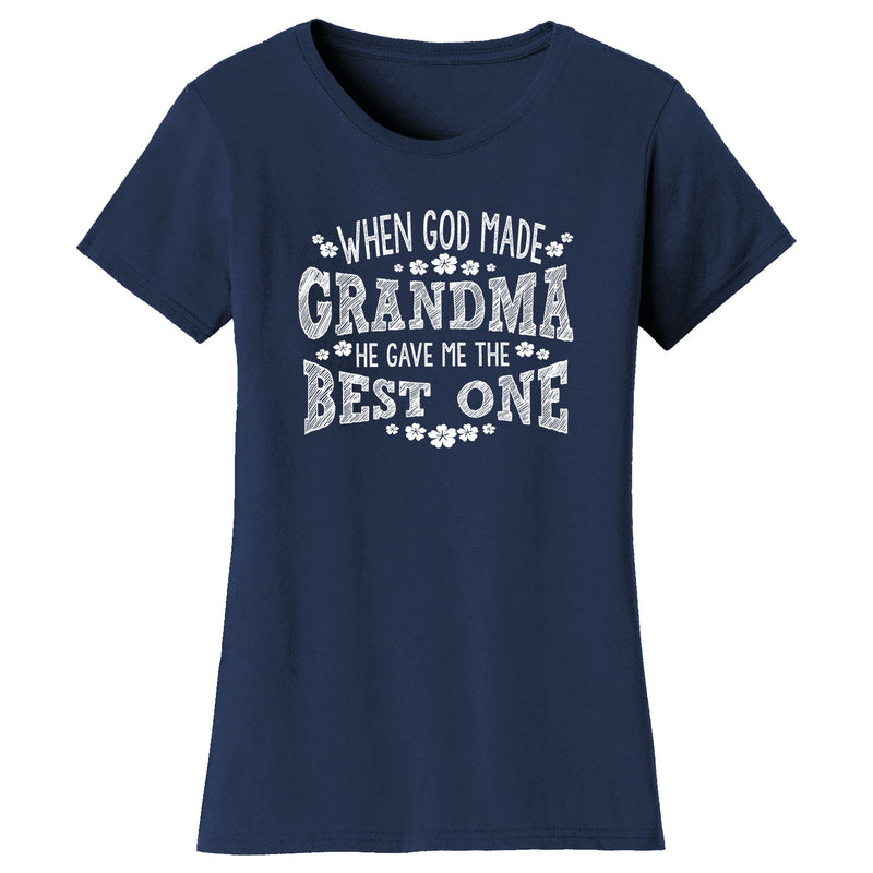 Mother's Day - When God Made Grandma He Gave Me The Best One