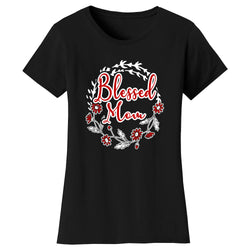 Women's Blessed Mom T-shirts