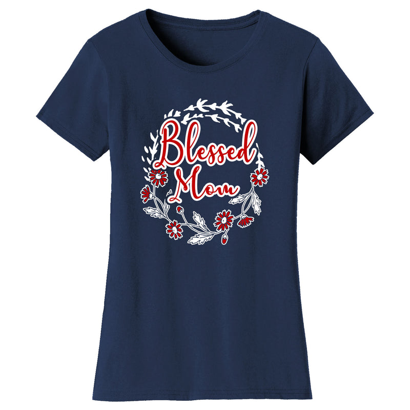 Women's Blessed Mom T-shirts