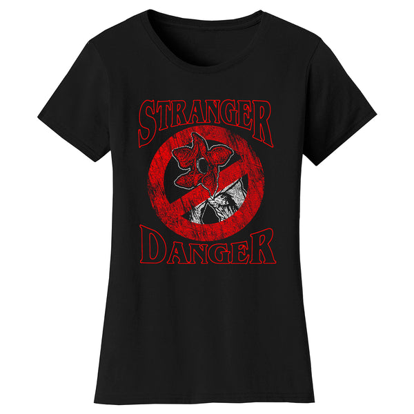 Women's Strange T-shirts - Stranger Danger