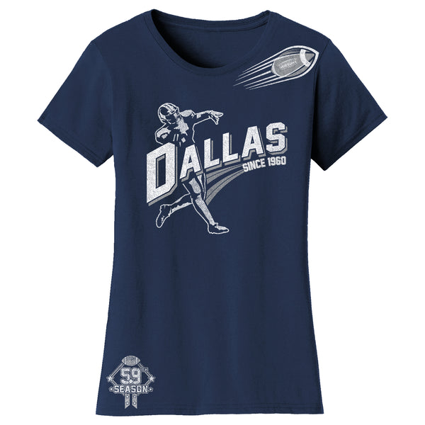 Women's Ballers Football T-Shirts - Dallas