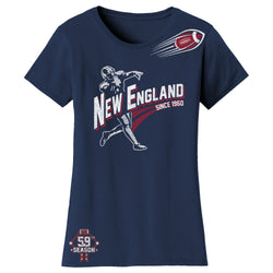 Women's Ballers Football T-Shirts - New England