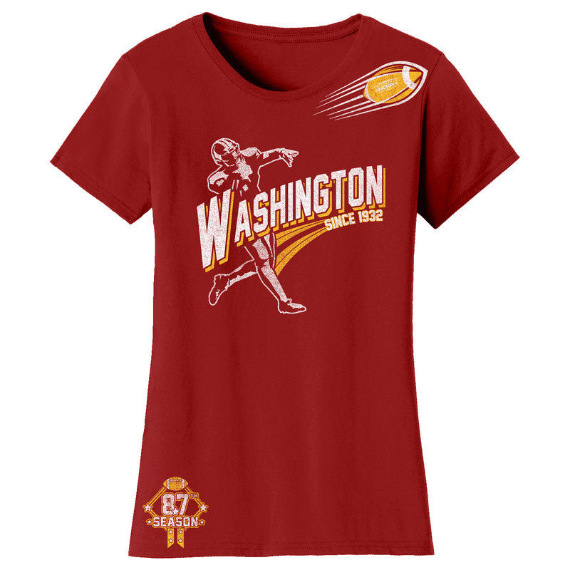 Women's Ballers Football T-Shirts - Washington