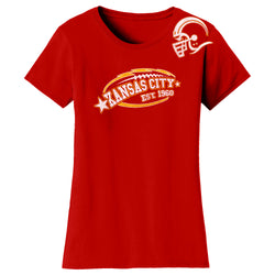 Women's All-Star Football T-Shirts - Kansas City