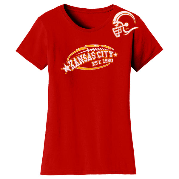 Women's All-Star Football T-Shirts - Kansas City