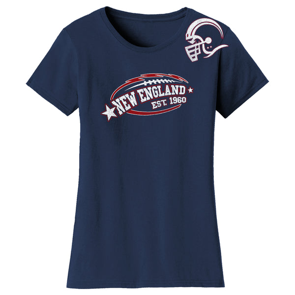 Women's All-Star Football T-Shirts - New England