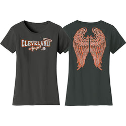 Women's Football Angel T-Shirts - Cleveland