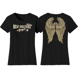 Women's Football Angel T-Shirts - New Orleans