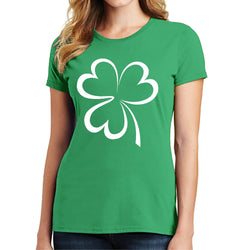 Women's St. Patrick's Day Lucky T-Shirts - Single Clover