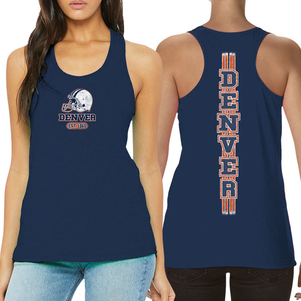 Women's Tank Top - Football Teams Game Day Denver