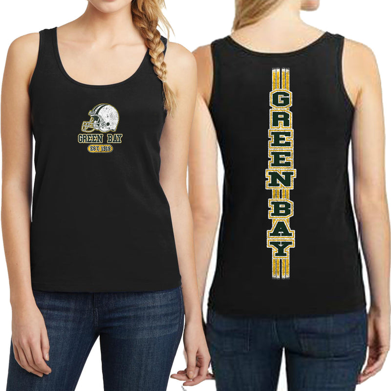 Women's Tank Top - Football Teams Game Day Green Bay