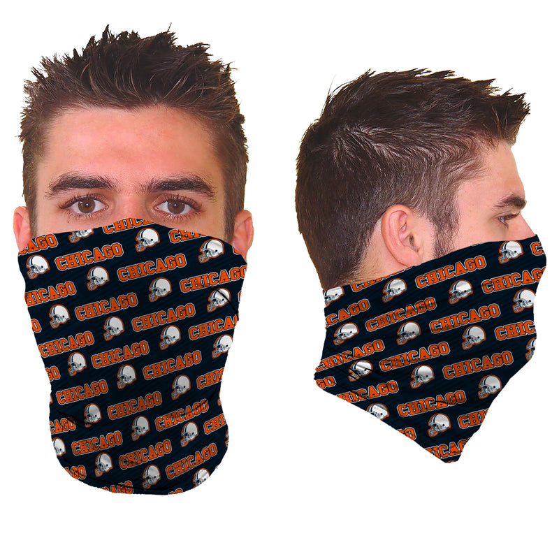 Unisex Awesome Football Pattern Gaiter - Chicago