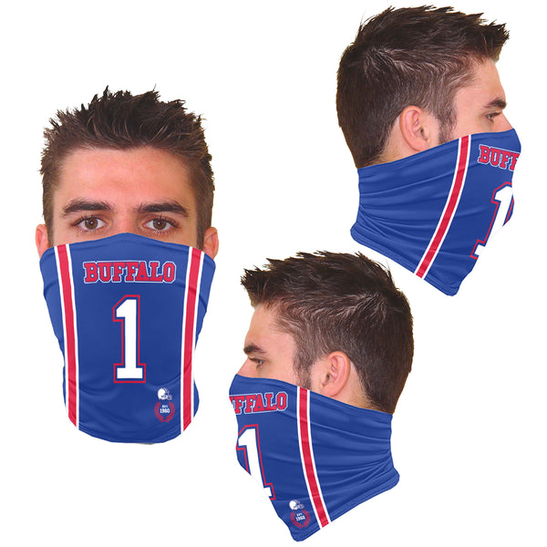 Unisex Football Jersey Gaiter - Buffalo