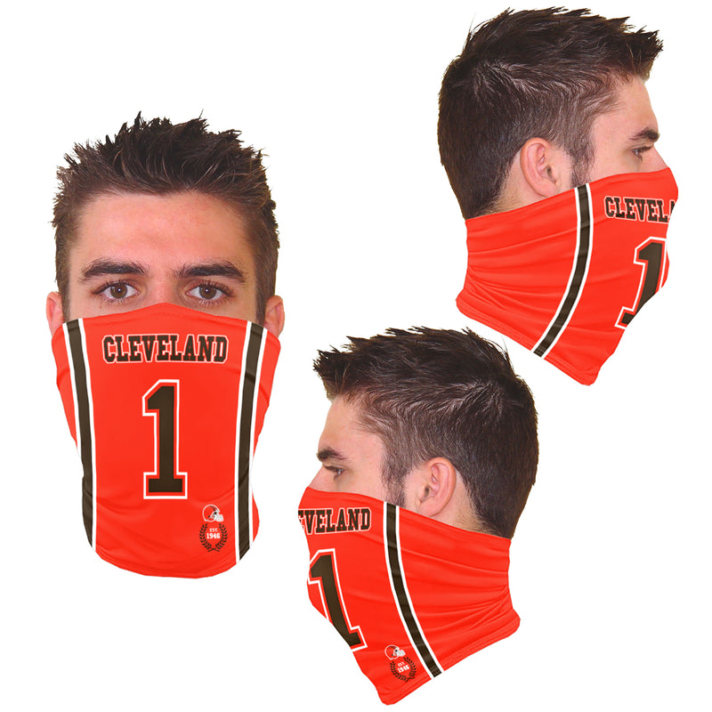 Unisex Football Jersey Gaiter - Cleveland