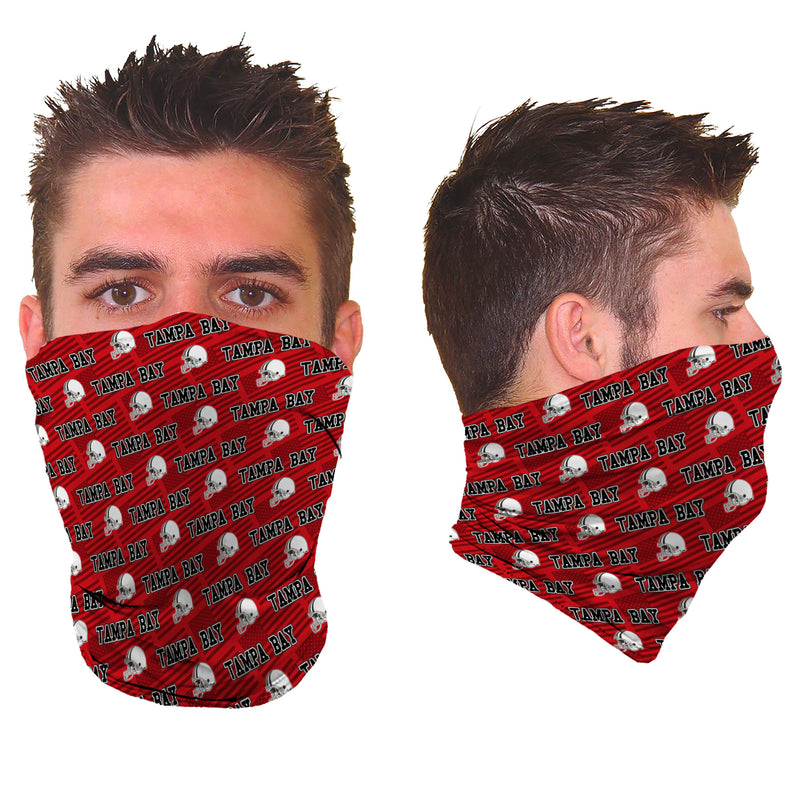 Unisex Awesome Football Pattern Gaiter - Tampa Bay