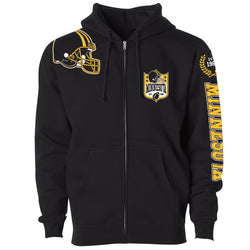 Men's Football Home Team Zip Up Hoodie - Minnesota