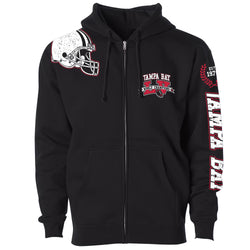 Men's Tampa Bay Football Champions Zip Up Hoodie - Football Home Team