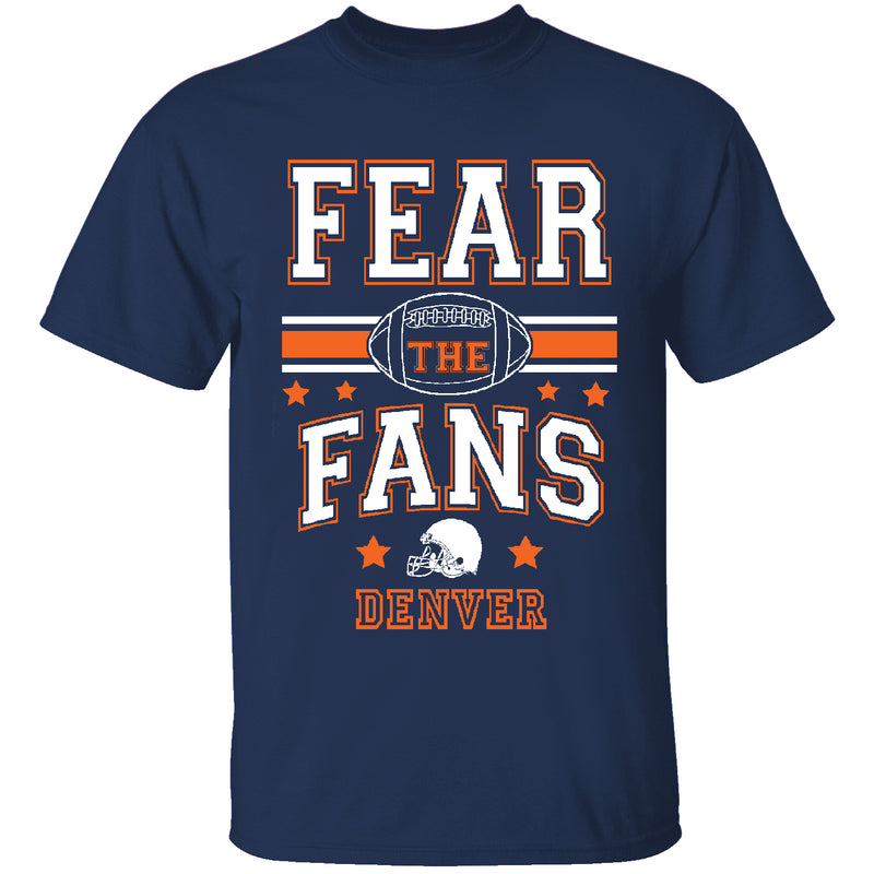 Men's Football Fear The Fans T-shirts - Denver