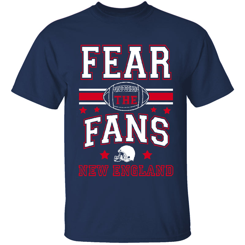 Men's Football Fear The Fans T-shirts - New England