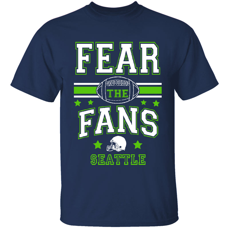 Men's Football Fear The Fans T-shirts - Seattle