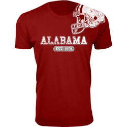 Men's Awesome College Football Helmet T-shirts - Alabama