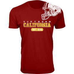 Men's Awesome College Football Helmet T-shirts - Southern California