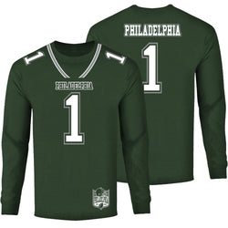 Men's Football Team Jersey Long Sleeve Shirts - Philadelphia