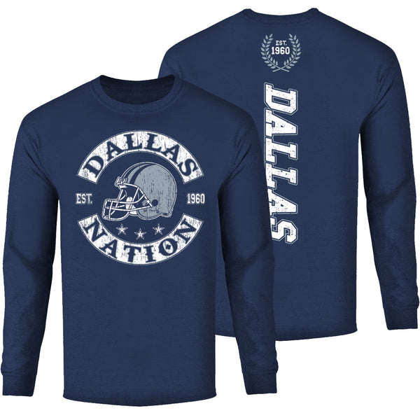 Men's Football Nation Long Sleeve - Dallas