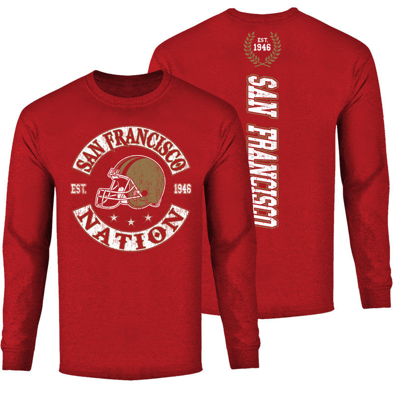 Men's Football Nation Long Sleeve - San Francisco