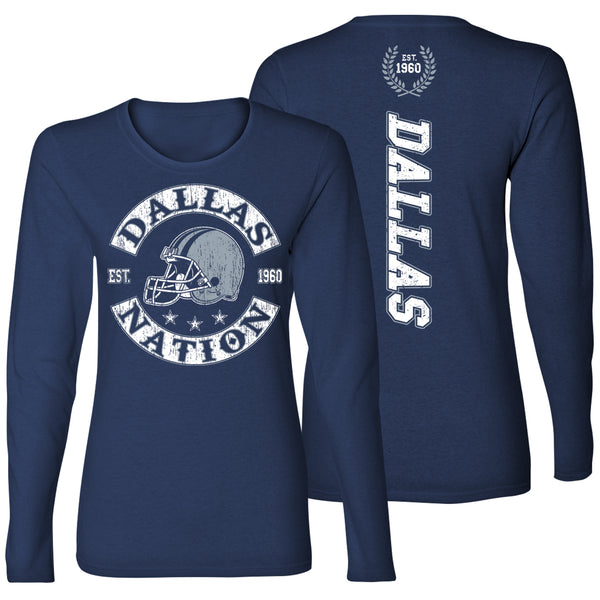 Women's Football Nation Long Sleeve - Dallas