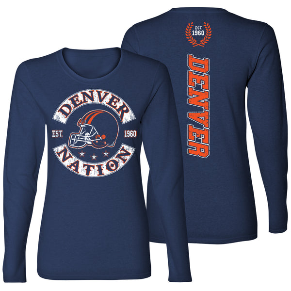 Women's Football Nation Long Sleeve - Denver