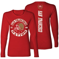 Women's Football Nation Long Sleeve - San Francisco