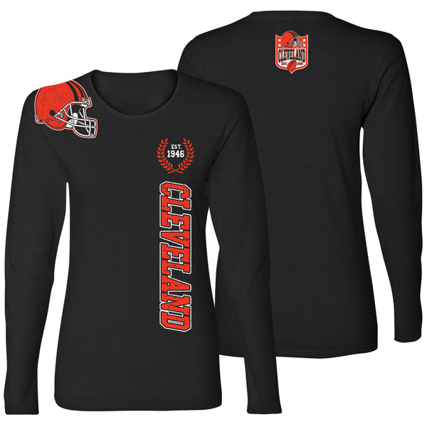 Women's Football Home Team Long Sleeve - Cleveland