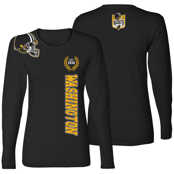 Women's Football Home Team Long Sleeve - Washington