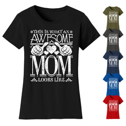 Women's Awesome Mom Grandma Looks Like T-Shirts - MOM