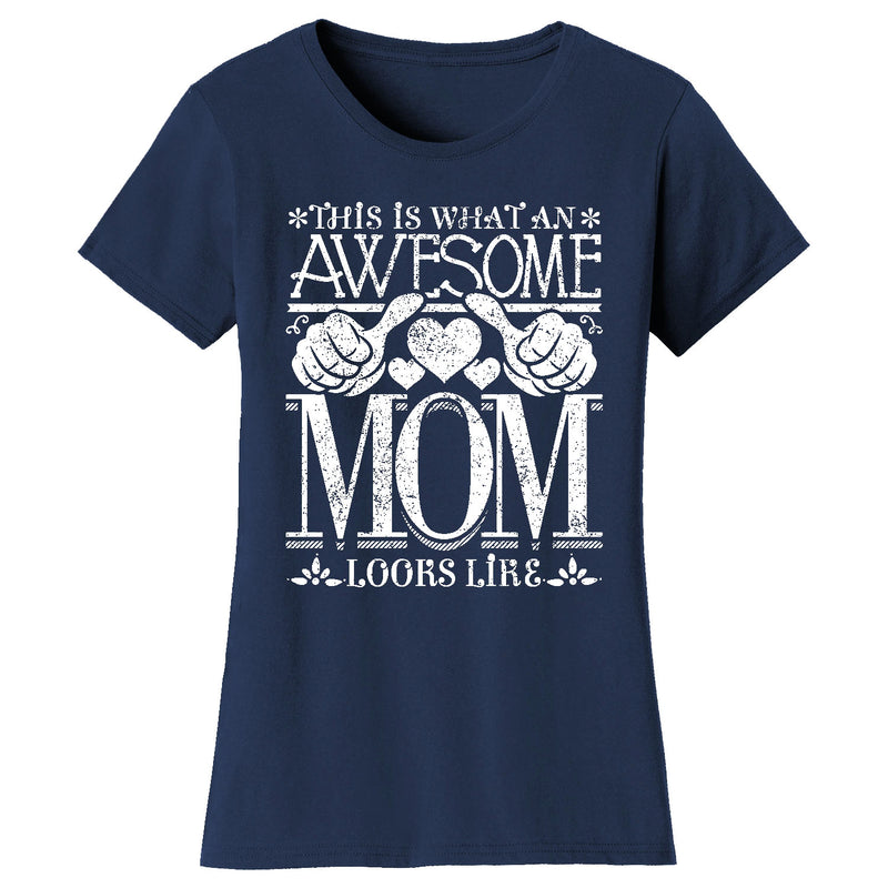 Women's Awesome Mom Grandma Looks Like T-Shirts - MOM