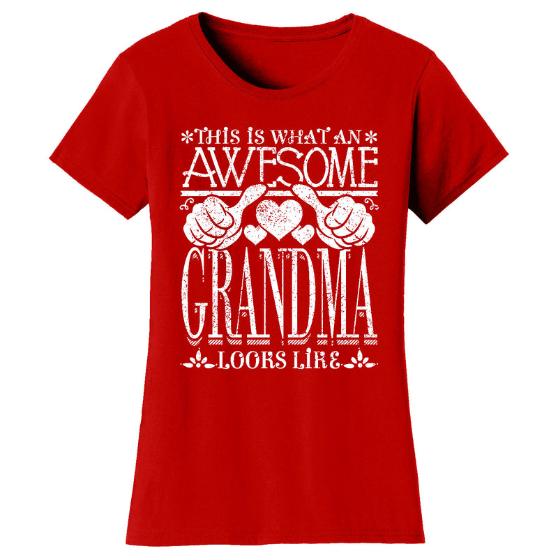 Women's Awesome Mom Grandma Looks Like T-Shirts - GRANDMA