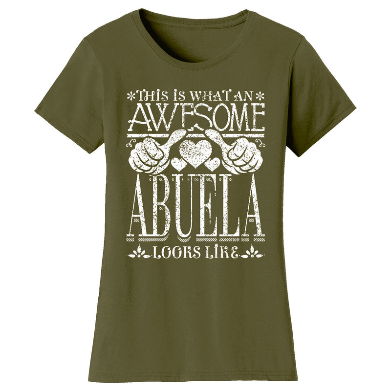 Women's Awesome Mom Grandma Looks Like T-Shirts - ABUELA