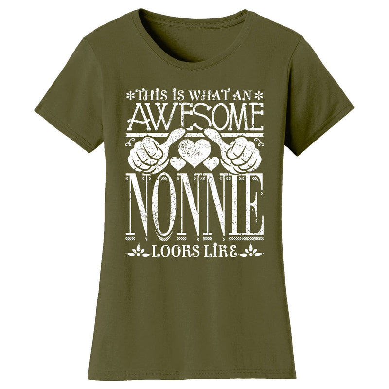 Women's Awesome Mom Grandma Looks Like T-Shirts - NONNIE