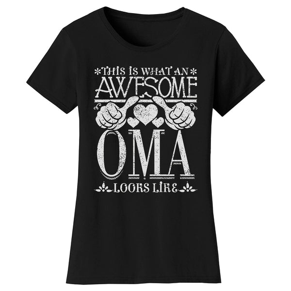 Women's Awesome Mom Grandma Looks Like T-Shirts - OMA