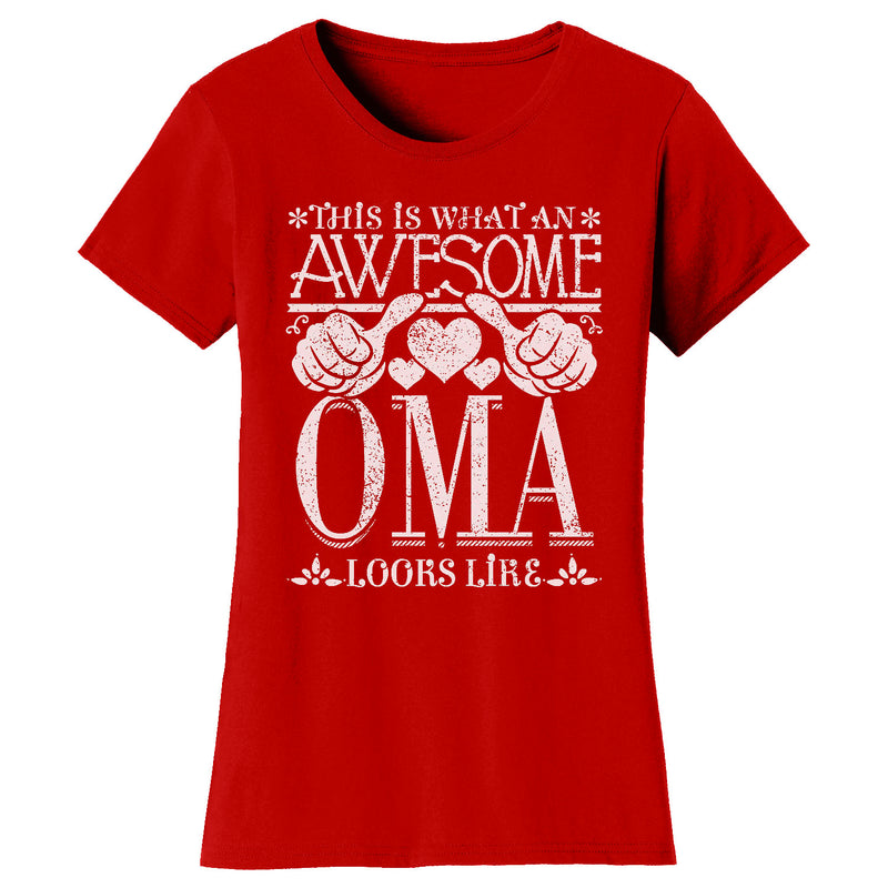 Women's Awesome Mom Grandma Looks Like T-Shirts - OMA