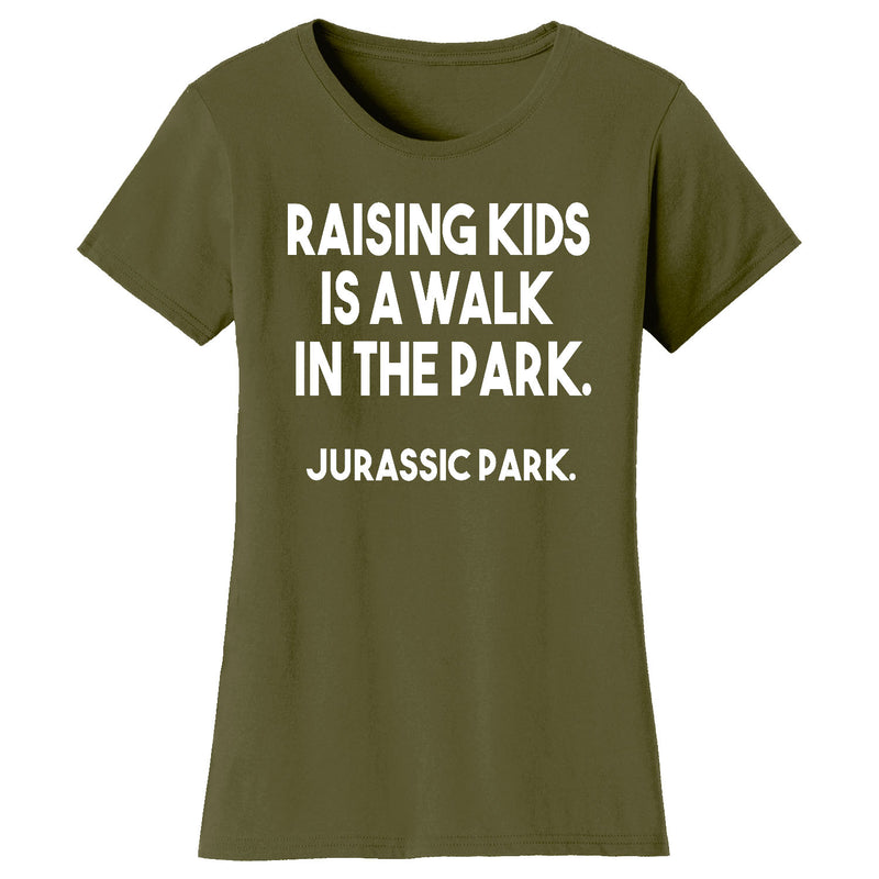 Women's Raising Kids Is A Walk In The Park Jurassic Park T-shirts