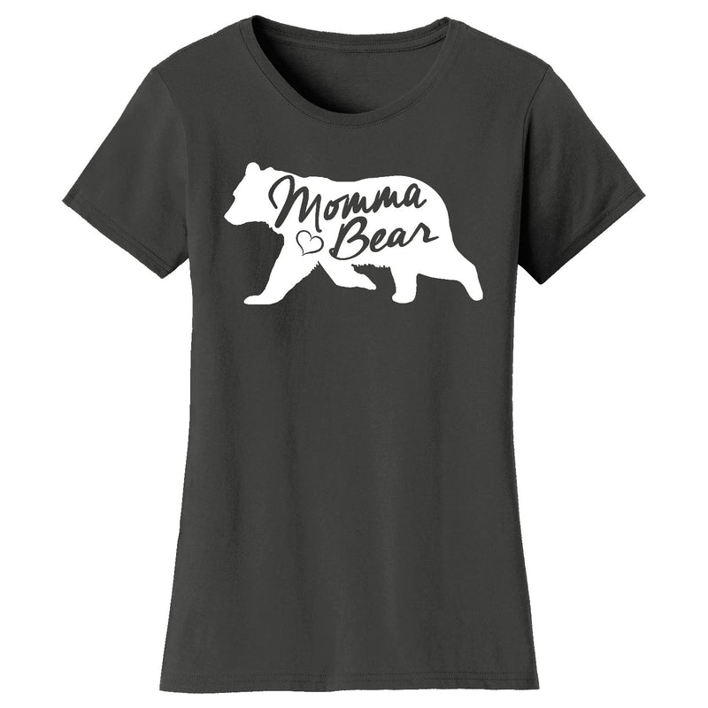 Women's Momma Bear in Bear Silhouette T-shirts